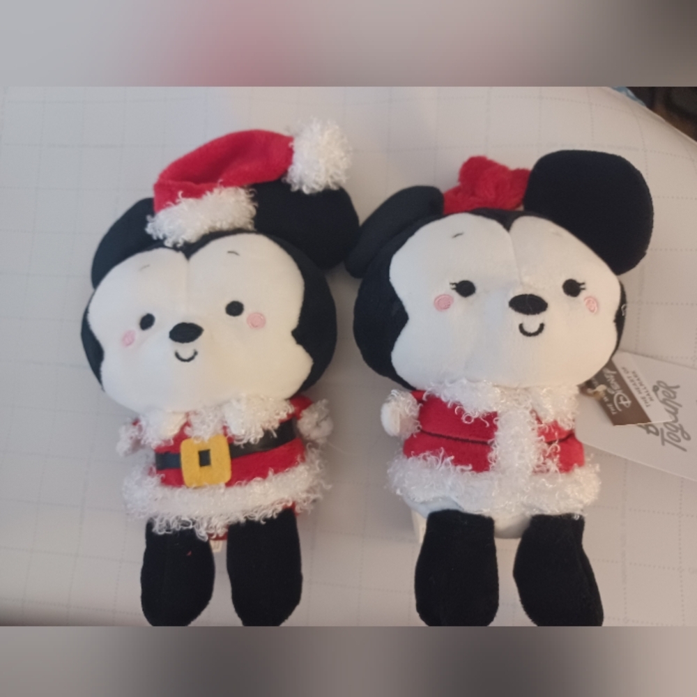 Hallmark Better Together Disney Christmas Mickey & Minnie Plush